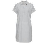 camel active Damen Gestreiftes Schlupfkleid aus Leichter Baumwolle Blau-Weiß, Womenswear-XL