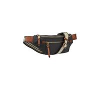 Camel Active Bauchtasche Bari Damen 33 x 13 x 7 cm Nylon schwarz mit gestreiftem Gewebeband