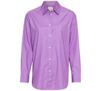 camel active Damen Hemdbluse aus Baumwolle Lila, Womenswear-L