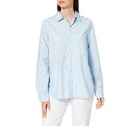 camel active Damen Hemdbluse aus Organic Cotton Hellblau, Womenswear-M