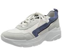 camel active Damen Influence Sneaker, Mehrfarbig (lunar/white/jeans/black 02), 39 EU