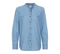 camel active Damen Jeansbluse aus Reiner Baumwolle