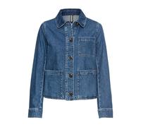 camel active Damen Jeansjacke aus Baumwolle Verwaschenes Blau, womenswear-38