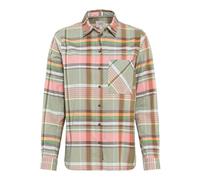 camel active Damen Karierte Bluse aus Reiner Baumwolle Mehrfarbig, Womenswear-XXL