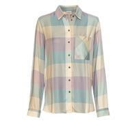 camel active Damen Karierte Bluse aus Viskose Gelb-Blau-Rosa, Womenswear-L