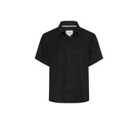 camel active Damen Kurzarm Bluse mit Kentkragen Kaviar, Womenswear-S
