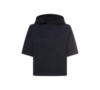 camel active Damen Kurzarm Strickpullover mit Kapuze Dunkelblau, Womenswear-M
