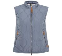 camel active Damen Kurze Steppweste aus recyceltem Polyester Blau womenswear-36