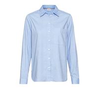 camel active - Langarm Bluse aus reiner Baumwolle light blue - Gr. - S