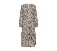 camel active Damen Langarm Kleid aus Reiner Viskose Blumenmuster, Womenswear-XL
