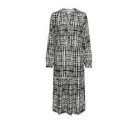 camel active Damen Langarm Kleid aus Reiner Viskose Kaviar AOP, Womenswear-L