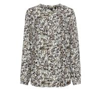 camel active Damen Langarm Schlupfbluse mit Stehkragen Hellbraun Womenswear-L