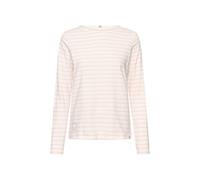 camel active - Langarm-T-Shirt aus reiner Baumwolle pink/ milk white - Gr. - L