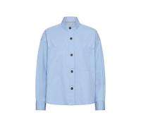 camel active Damen Langarmbluse mit Stehkragen Hellblau, Womenswear-L