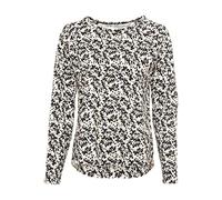 camel active Damen Langarmshirt aus Bio-Baumwolle T-Shirt, Mehrfarbig, S