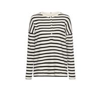 camel active Damen Langarmshirt mit Knopfverschluss Kaviar, Womenswear-M