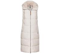 camel active Damen Lange Pufferweste mit Kapuze Pearl, womenswear-44
