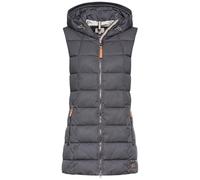 camel active Damen Lange Weste mit Kapuze Dunkelblau, womenswear-34