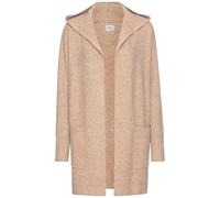 camel active Damen Langer Cardigan mit Kapuze