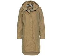 camel active Damen Langer Parka mit verstellbarer Taille Khaki, womenswear-38