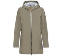 camel active Damen Langer Windbreaker aus recyceltem Polyester Salbei, womenswear-40