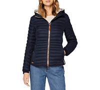 camel active Damen leichte Steppjacke mit Abnehmbarer Kapuze Dunkelblau, womenswear-36