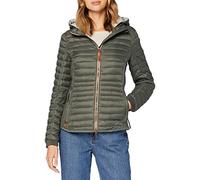 camel active Damen leichte Steppjacke mit Abnehmbarer Kapuze Khaki, womenswear-42