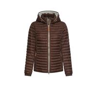 camel active Damen Leichte Steppjacke mit Kapuze | Winddichte und wasserabweisende Übergangsjacke mit 2-Wege-Reißverschluss und abnehmbarer Kapuze