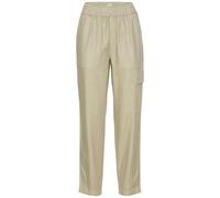 camel active Damen Loose Fit Hose aus Leinenmix Dunkles Stroh, womenswear-28/30