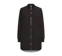 camel active Damen Mantel mit 2-Wege-Reißverschluss Schwarz, womenswear-46