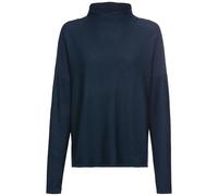camel active Damen Oversized Pullover mit Rundhalsausschnitt Nachtblau, Womenswear-M