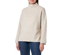 camel active Damen Oversized Strickpullover mit Rollkragen Mandel, Womenswear-L