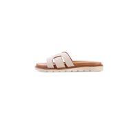 camel active Damen Pantolette mit gepolstertem Lederfußbett Beige, womenswear-36