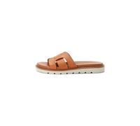 camel active Damen Pantoletten, Frauen Sandalen,Wechselfußbett,Strandschuhe,Slipper,Slides,Sommerschuhe,Freizeitschuhe,tan,42 EU
