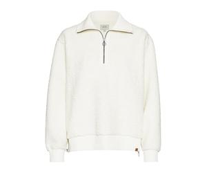 camel active Damen Plüsch Sweater Weiß - Weicher Pullover | Regular Fit