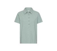 camel active Damen Poloshirt mit Knopfleiste Jadeblau, Womenswear-XL