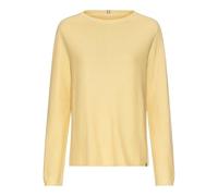 camel active Damen Rundhals Sweatshirt aus Reiner Baumwolle Gelb, Womenswear-XXL