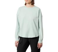 camel active Damen Rundhals Sweatshirt aus Reiner Baumwolle Grün, Womenswear-M