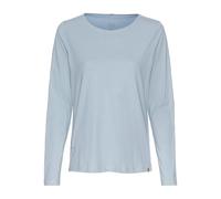 camel active Damen Rundhals Sweatshirt aus Reiner Baumwolle Hellblau, Womenswear-XS