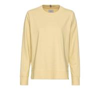 camel active Damen Rundhals Sweatshirt aus Reiner Baumwolle Vanille, Womenswear-L