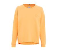 camel active Damen Rundhals Sweatshirt mit tonalem Rubber Print Orange, Womenswear-M