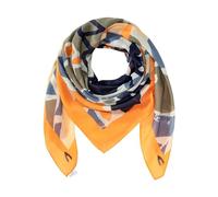 camel active Damen Schal Blau-Orange, womenswear-OS