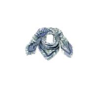 camel active Damen Schal mit Allover Print Ozeanblau, womenswear-OS