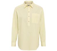 camel active Damen Schlupfbluse aus Reiner Baumwolle Gelb, Womenswear-L
