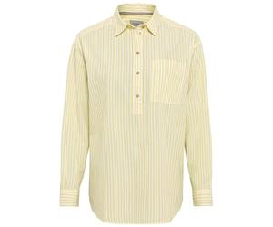 camel active Damen Schlupfbluse aus Reiner Baumwolle Gelb, Womenswear-L