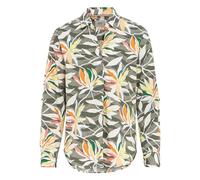 camel active Damen Schlupfbluse mit Allover-Print Mehrfarbig, Womenswear-XS