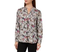 camel active Damen Schlupfbluse mit floralen Allover-Print Mehrfarbig, Womenswear-M