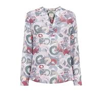 camel active Damen Schlupfbluse mit Stehkragen