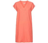 camel active Damen Schlupfkleid im sommerlichen Leinenmix Rot-Orange, Womenswear-L