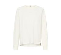 camel active Damen Shirt aus Reiner Baumwolle | weiches Sweatshirt mit angenehmer Struktur und Rundhalsausschnitt im Regular Fit